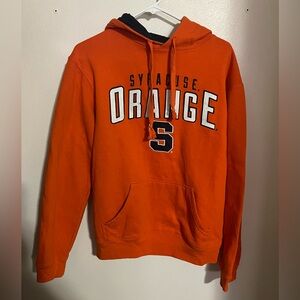 COVER ONE APPAREL Vintage Syracuse‎ Orange Hooded Sweatshirt Embroidered Mens M